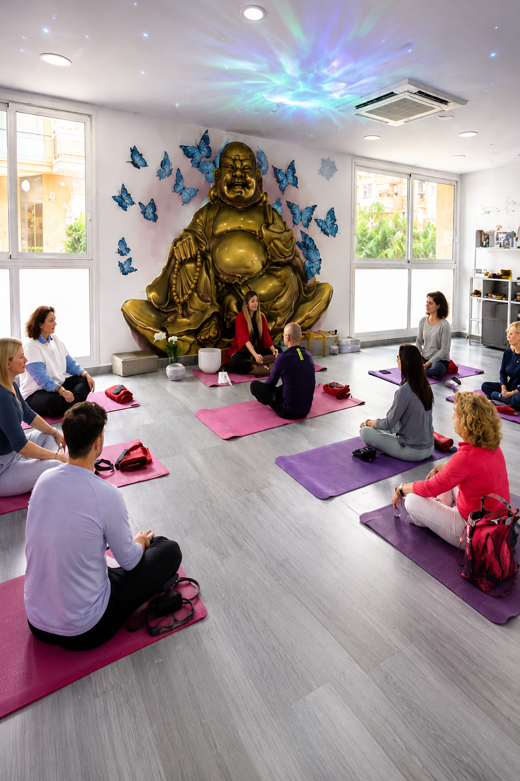 Respiración consciente en MatrīChandrā